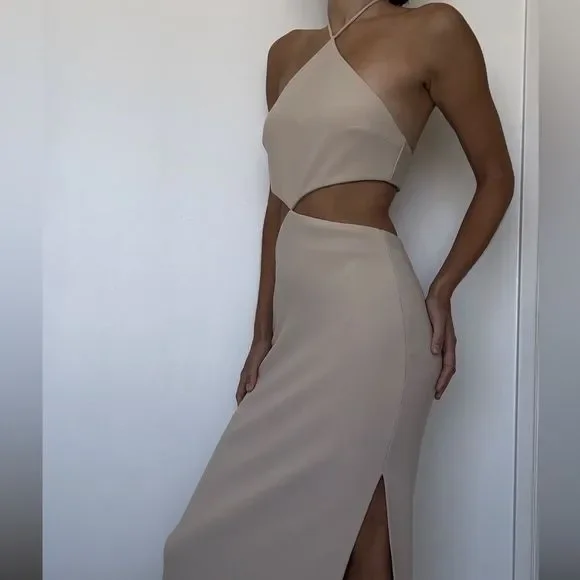 Bec & Bridge Iris Halter Midi Dress Size 8! - Picture 10 of 10